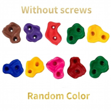 10pcs/set Kids Rock Climbing Stones Wood Wall Climbing Hand Feet Hold Grip Kits Children Outdoor Sport Toys Playground Game
