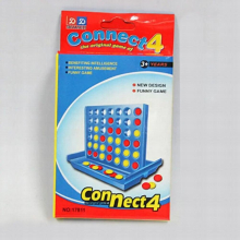 1 Set Connect 4 In A Game Toys Three-dimensional Four-game Chess Early Education Parent-child Interaction Line Board Game Toys