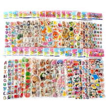 Kids Stickers 40 20 Different Sheets 3D Puffy Bulk Stickers for Girl Boy Birthday Gift Scrapbooking Teachers Animals Cartoon