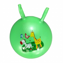 Large Size Children Inflatable Toy Bouncing Ball Cartoon Pattern Jumping Ball Indoor And Outdoor Exercise (5 Colors To Choose)