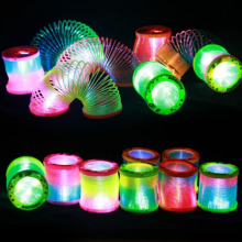 Magic Rainbow Spring Toys Anti-stress Funny Game Anti-stress Luminous Toys Spring Children Creative Magic Toys Funny