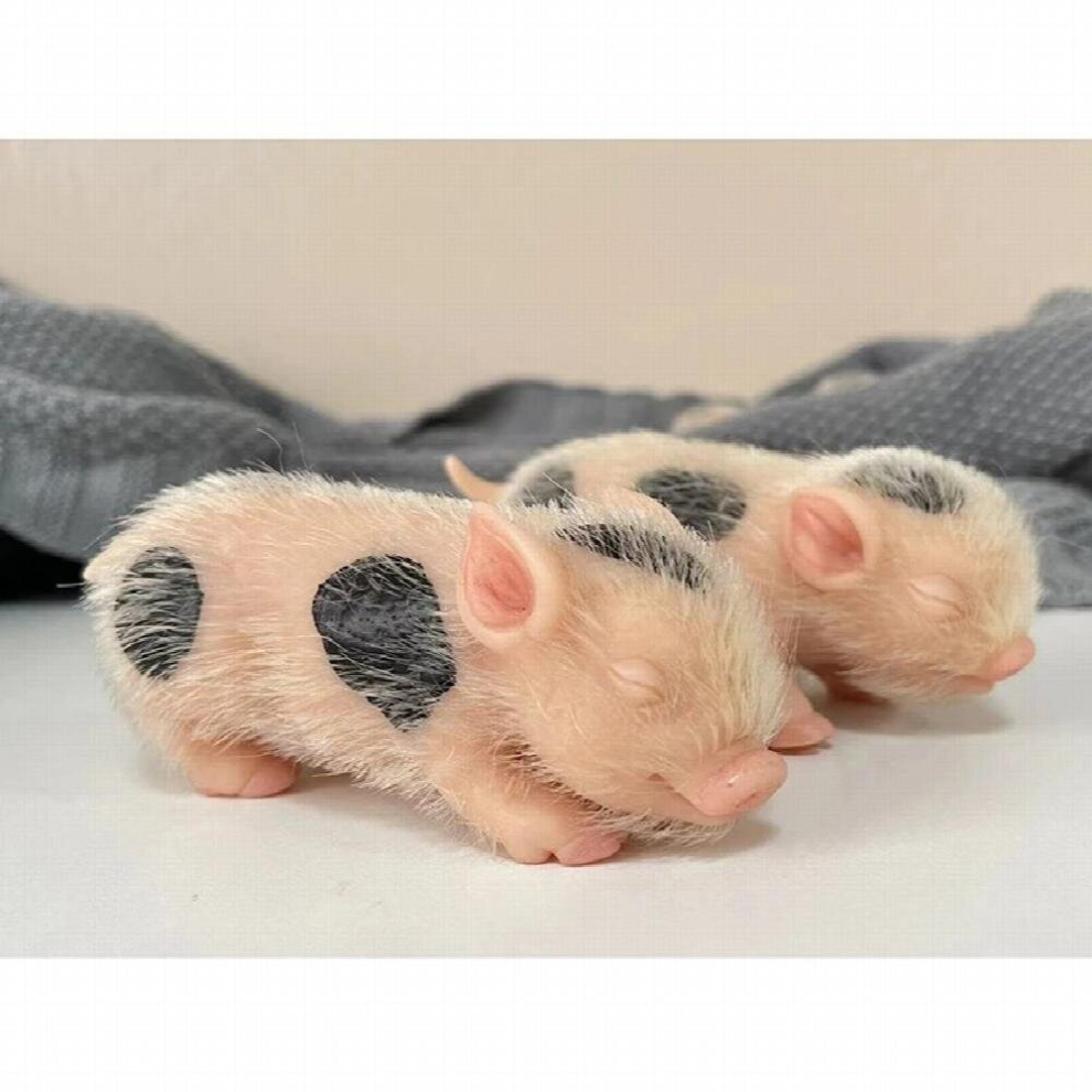 5 Inches Reborn Pig Infant Doll Silicone Eco-friendly Realistic Piggy Pleasant Toys