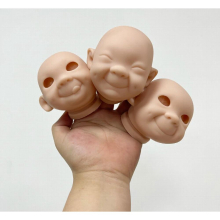 10-12 inch Mini Reborn Doll Kit 3 pieces Mini Triplet Unfinished Doll Parts with Body and eyes