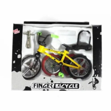 Mini Alloy Bicycle Model Diecast Metal Finger Mountain Bike Racing Toy Bend Road Simulation DIY Collection Kid Toys for Children