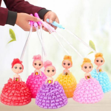 Luminous Dolls Glowing Toy for Girls Handle Lantern LED Lighting Cartoon Doll Light Hanging Pendant Toy Birthday Party Gift