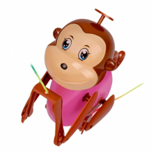 Funny Plastic Monkey Tube Novelty Mini Funny Climbing Rope Plastic Creative Supplies Kids Relieve Boredom