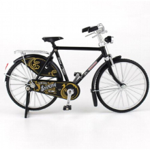 1:10 Mini Model Alloy Bicycle Diecast Finger Mountain Bike Bend Adult Simulation Collection Die Cast Toys for boys