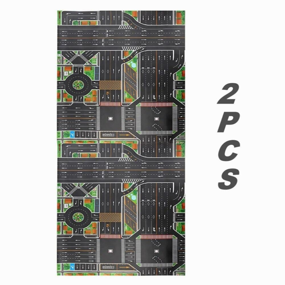 Spliceable Urban Traffic Baby Play Mat Children City Road Car Track Crawling Game Mat Foldable Educational Playmat Floor Carpet