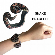 Toys Childrens Wear Ornaments Model Bracelets Toy Simulation Snake-Shaped Bracelets Play And Tricky Plastic