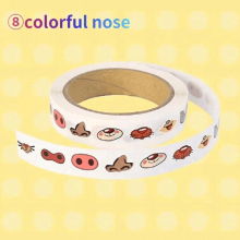 DIY Stickers Kids Cartoon Animal Eye Nose Mouth Educational Toys for Children Office Sticker on Laptop Birthday Decoration