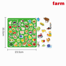 Creative DIY Scene Stickers Book Childs Hands-on Educational Toys Puzzle Stickers Sorters Reuse Dress Up Stickers Gift