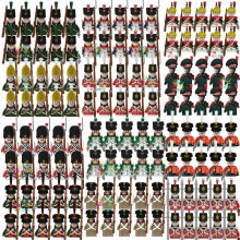 120PCS Napoleonic Wars European Soldiers Set Building Blocks Mini Action Figures Rifles Weapons Toys