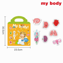 Creative DIY Scene Stickers Book Childs Hands-on Educational Toys Puzzle Stickers Sorters Reuse Dress Up Stickers Gift