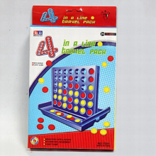 1 Set Connect 4 In A Game Toys Three-dimensional Four-game Chess Early Education Parent-child Interaction Line Board Game Toys