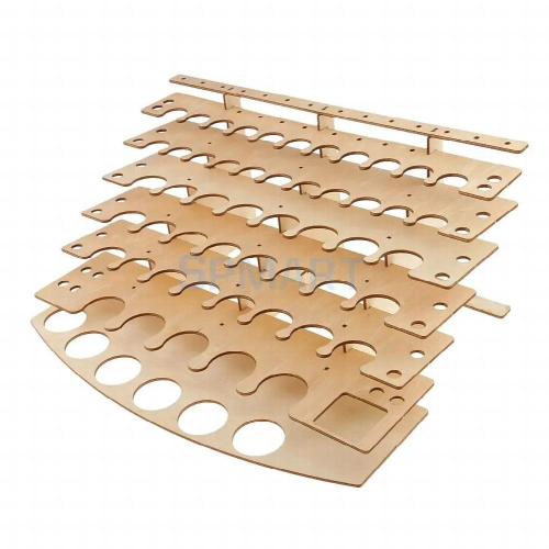 Paint Bottles Rack Model Organizer Painting Brushes Storage Holder Tools Stand