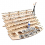 Paint Bottles Rack Model Organizer Painting Brushes Storage Holder Tools Stand 3