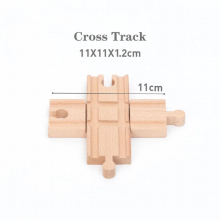 All Kinds Wooden Railway Train Track Accessories Beech Wooden Tracks Set Bridge Building Toys Parts Fit Biro Train Toy