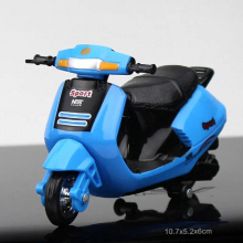 1:18 Plastic Metal Diecast Motocycle Model Toy Rear Wheel Drive Simulation Car Collection Model Portable Children Toy for Boy