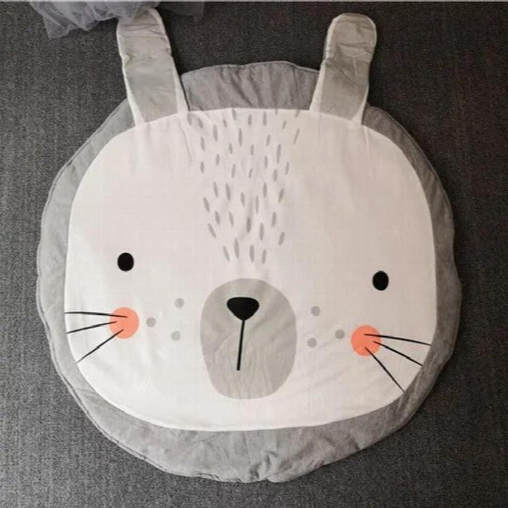Cartoon Animals Baby Play Mats Pad Toddler Kids Crawling Blanket Round Carpet Rug Toys Mat For Children Room Decor Photo Props