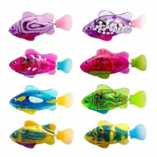 4pcs/pack Children Swimming Electronic Fish Activated Fish Powered Toy for Children Kid Bathing Toys Kids Gift