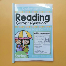 Children Educational Toys Classroom Decoration Learn English Kindergarten Reading Comprehension Edition Painting Exercise Book
