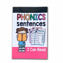 113 Pages/English Phonics Exercise Book I Can Read Sentences Training Practice Book Educational Kids Games for Children