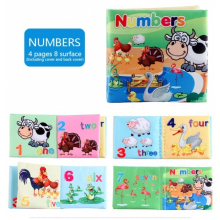 0-12 Months Baby Cloth Book Intelligence Soft Learning Cognize Reading Books Early Educational Toys Readings