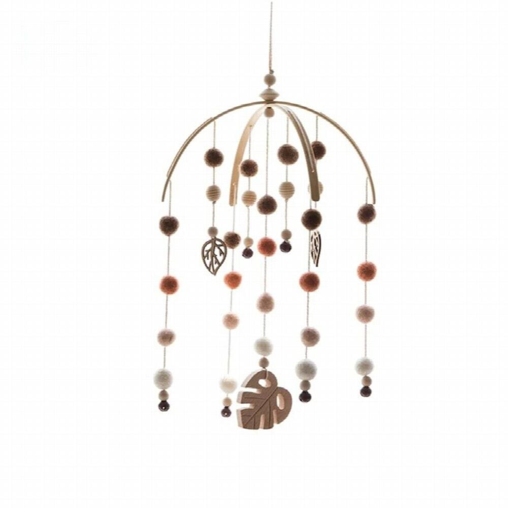 Baby Mobile Hanging Rattles Toys Wind-up Music Box Hanger DIY Hanging Baby Crib Mobile Bed Bell Wood Toy Holder Arm Bracket
