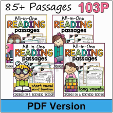 4books/set Phonics Reading Comprehension Passages practice phonics skill learning classroom for kid