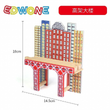 Wooden Tracks Train Variety Track Railway Accessories Rail Station Crosse Component Educational DIY Toy Fit Thom as Biro Toys
