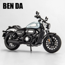 1:12 BENDA GINGERLLA 300 Racing Motorcycles Simulation Alloy Motorcycle Model Sound and Light Collection Toy Car Kid Gift