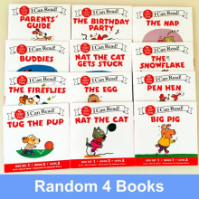 Random 4 Books I Can Read Phonics Little Critters In English Picture Reading Book Children Kids Pocket Story Book Learning Toys
