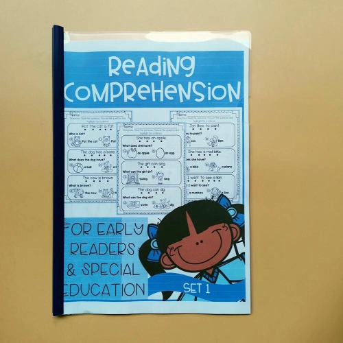 Reading Comprehension Early Reader Educational Children Learn English Homework Interactive Phonics Coloring Practice Workbook