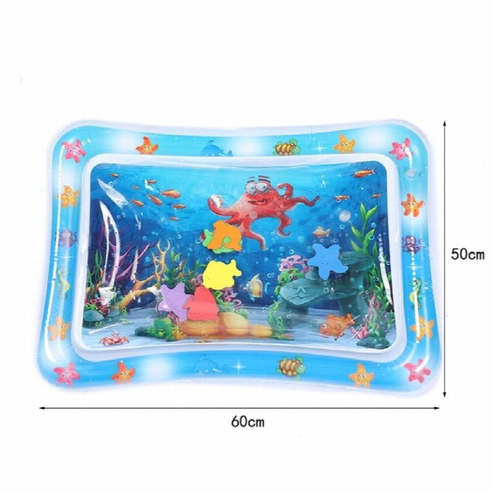 Baby Water Play Mat Toys Watermat Inflatable Tummy Time Playmat For Babies Toddler Activity Play Center Water Mat For Kids