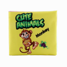 Newborn Cloth Book Number Animal Letter Ringing Paper English Cloth Book Baby Early Learning Educational Toys Books