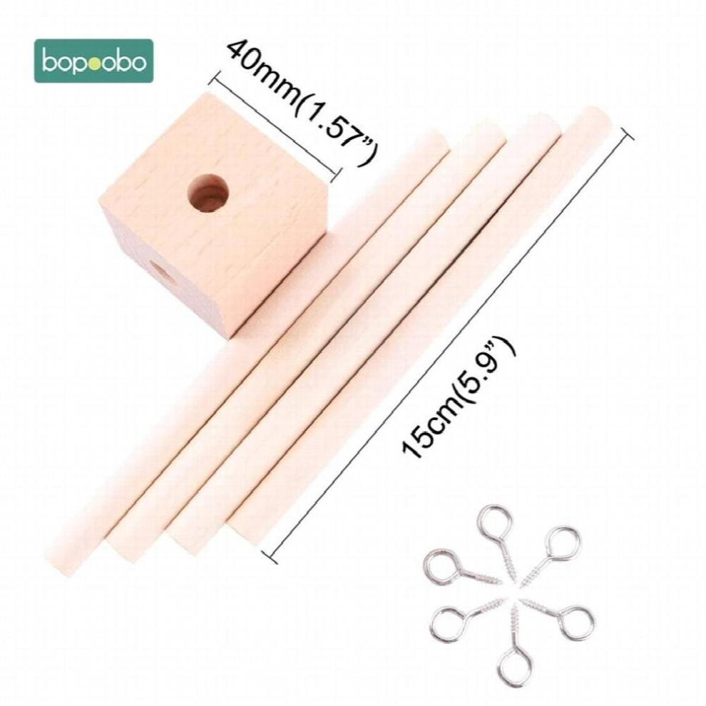 Bopoobo 5Set Baby Hanger Baby Mobile Crib Hanger Frame Mobile DIY Crafts Baby Toys For Children Holder Arm Bracket Baby Rattle