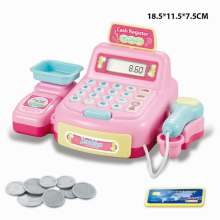 Mini Cash Register Baby Montessori Educational Game Toy for Kids Role Play Supermarket Cashier Children Toys Brain Training