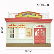 1:12 Forest Hut Play House Villa ABS1/12 Simulation Forest Animal Squirrel Cat Child Birthday Gift