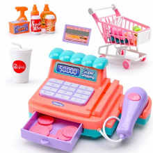 Mini Cash Kid Simulation Electronic Cash Register Toy Pretend Play Kitchen Supermarket Toys