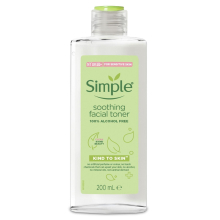 Simple Kind to Skin Soothing Facial Toner, 200ml 6 Pack