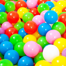 10PCS Baby Toys Ocean Ball 5.5cm Plastic Pit Balls Pool For Play Pool Ocean Water Ball Colorful Soft Outdoor Toys Random