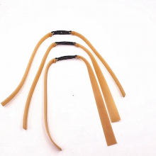 3pcs 2.0mm Thickened Large Elastic Flat Leather Rubber Band for Slingshots, Rebound Faster and Stronger Catapult Use