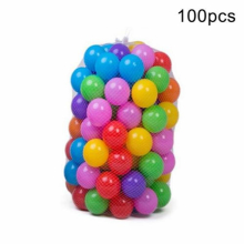 100Pcs Colorful Baby Plastic Balls Water Pool Ocean Wave Ball Kids Swim Pit Hoop Play House Outdoors Tents Fun Sports Baby Toy