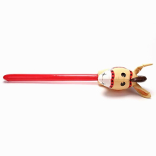 High Party Decor Outdoor Fun Playing Game Horse Head Stick Kids Horse Riding Ride-on Animal Inflatable Toys