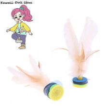 Feather Shuttlecock Colorful Outdoor Kick Shuttlecocks Goose Feather Chinese Foot Exercise Sports Outdoor Toy