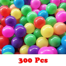 300Pcs Baby Balls Toys Kids Ball Pool Toys Plastic Childrens Eco-Friendly Soft Air Ball Infant Playground Playpen Balls 5.5cm