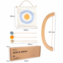 Children Bow And Arrow Slingshot Sports Toys Shooting Games Indoor Archery Toys Props Gift Montessori Early Educational Toys