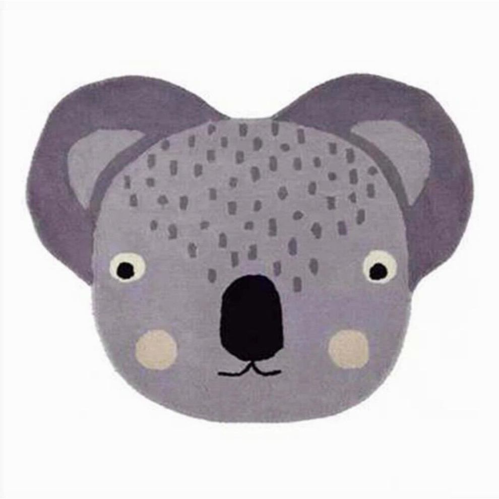 INS Play Mat Cartoon Kola Animal Baby Mat Newborn Infant Crawling Blanket Cotton Floor Carpet Rug Mat for Kid Room Nursery Decor