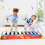 Childrens Simulation for Play Toys Dance Portable Polyester Piano Mat 2