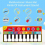 Childrens Simulation for Play Toys Dance Portable Polyester Piano Mat 3